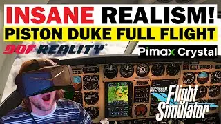 MY NEW FAVOURITE ADDON! Black Square PISTON Duke | Pimax Crystal FULL VR PREVIEW! MSFS | RTX 4090