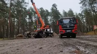 Как поднять кузов на шакмане x3000? САМОСВАЛ SHACMAN X3000 8X4 2023