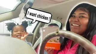 POPEYES MUKBANG WITH ME AND NEVAEH | Day In A Life #motherdaughter  #mukbang