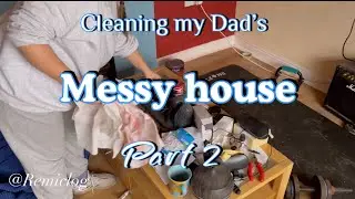 Cleaning my Dad’s house and making it cozy