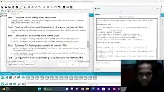 static routing - modul 15.6.1 CONFIGURE IPv4 and IPv6 STATIC and DEFAULT ROUTES