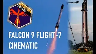Falcon 9 TVC Model Flight 7 Cinematic