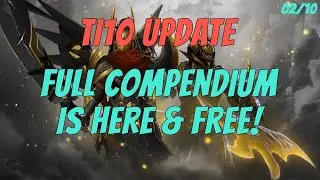 TI10 Update - Full Compendium Unlocked and Free - Support the Talent!!!