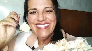 Asmr-Caseiro Murkbang arroz feijão e ovo - estou sem apetite 😕🥱😴🤤