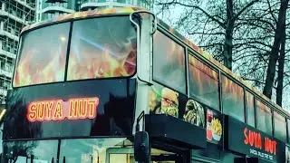 Suya Hut ( It’s a double decker bus 😱) Barking Market