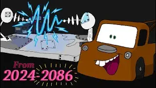 Mater Builds a Time Machine! | Cars Parody
