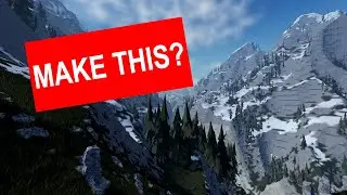 Code REALISTIC Mountains in ROBLOX! PART 1