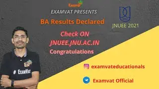 JNUEE BA Results Out # JNUEE 2021# JNU Exam 2021# ExamVat