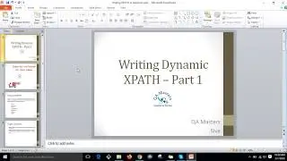 Writing Dynamic/Relative XPATH – Part 1
