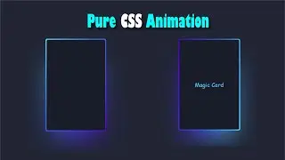 Magic Card in pure CSS Animation | CSS Project | | Mr. Project Designer