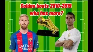 🔥💥 Golden boots (2010-2019) who has more???💥⚽#shorts