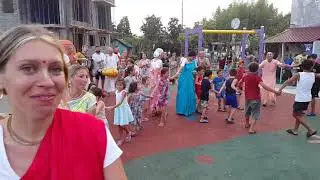 Детская Харинама в посёлке Чакви режиcсёрская версия