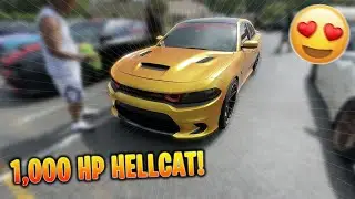 1,000 HP HELLCAT SHUTS DOWN SRT BREE AND JOSH LAURENT'S CAR MEET!