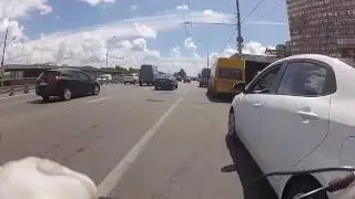 [Slow TV] Bicycle Ride - Moscow Russia
