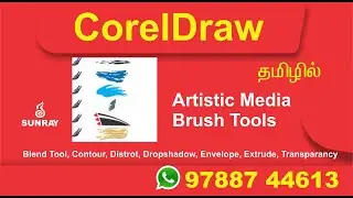 Day9 Basic Coreldraw Artistic media art work and artistic media tools