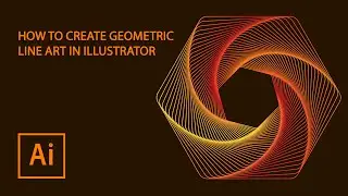 How To Create Geometric Line Art In adobe Illustrator