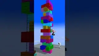 Breaking Jenga at 1000m above the sky