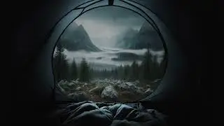 Tent rain sounds | For a deep sleep and relaxation session