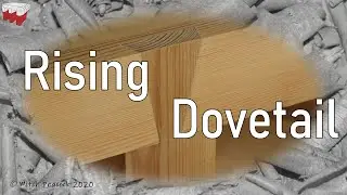 Rising Dovetail - Hand cut joint
