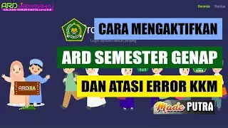Cara Mengaktifkan ARD Semester Genap 2020 dan Atasi Error KKM