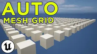 Unreal PROCEDUAL Mesh grids - UE4/UE5 tutorial