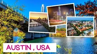 Austin Texas United States  by Drone [4K] 2023 -Austin City Tour 2023