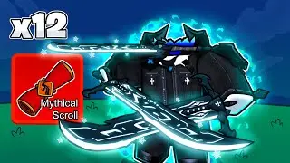 What can x12 MYTHICAL scroll get me on TRIPLE DARK BLADE ] Blox Fruits
