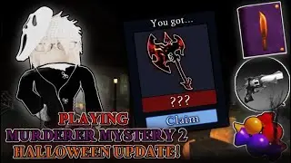 Checking Out The NEW MM2 HALLOWEEN UPDATE 👻 (Murder Mystery 2)