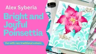 Alex Syberia Bright and Joyful Poinsettia | Non Traditional Colours