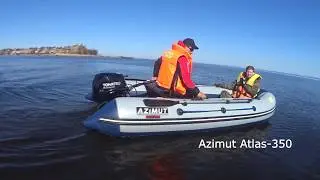 Сезон 2018: тест-драйв лодок Азимут, Антей, Фортис, Плотик с мотором Tohatsu (Тохатсу) MFS 20 E S