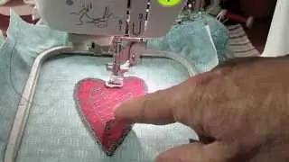 How to Make a Heart Using Appliqué Embroidery on the Brother SE400 Sewing Machine