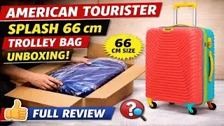 🔥American Tourister Splash Luggage Trolley Bags🧳 Best Trolley Bag in India 2026 | Full Review✈️     