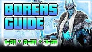 BOREAS - Ultimate Guide - ALL GEAR RAIDS 21 - Full Walkthrough & Build Breakdown ⁂ Watcher of Realms