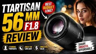 THE BEST BUDGET PORTRAIT LENS FOR YOUR SONY APS-C ? TTArtisan AF 56mm F1.8 LENS Review