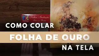 How to Glue Gold Leaf to Canvas - Jane Bernardelli