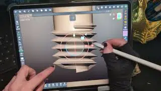 Nomad Sculpt 3d modeling for 3D printing (threads)