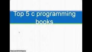 Top 5 c programming books