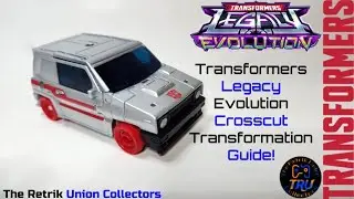 Transformers Legacy Evolution Crosscut Transformation Guide!