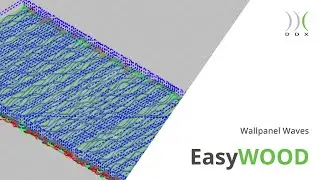 How to Create Wallpanel Waves with EasyWOOD