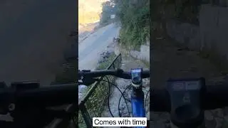 decathalon cycle st540 usual practice in my village गांव की सड़के 