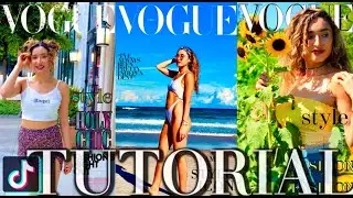 HOW TO MAKE AND EDIT THE VOGUE CHALLENGE TIKTOK | TIKTOK TUTORIAL