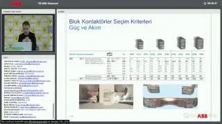 ABB ile Seminer: Doğru kontaktör seçimi nasıl yapılır?