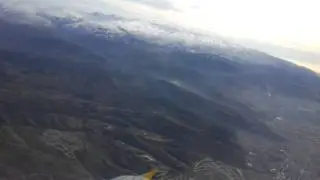 Sobrevolando sierra nevada
