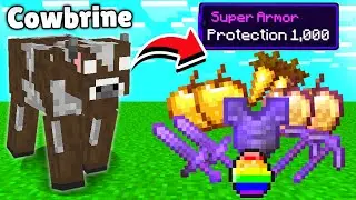 Minecraft, But Mobs Drop OP ITEMS