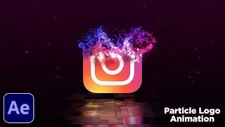 Particle Logo Animation Tutorial in After Effects  Trapcode Particular Plugin  3D Reflect