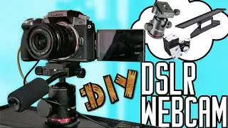 Use DSLR CAMERA as WEBCAM | DIY DSLR WEBCAM UPGRADE