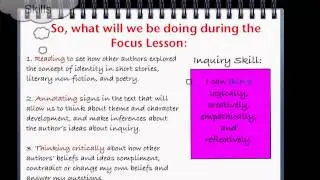 Moving into Inquiry