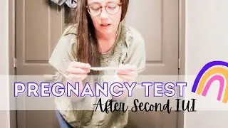 PREGNANCY TEST VIDEO || SECOND IUI FOR UNEXPLAINED SECONDARY INFERTILITY
