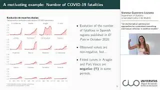 Seminario CIO. Vanesa Guerrero. On mathematical optimization approaches for constrained smoothing...