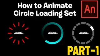 Animate CC Tutorials - How to Animate Simple Circle Loading Set (Part-1)